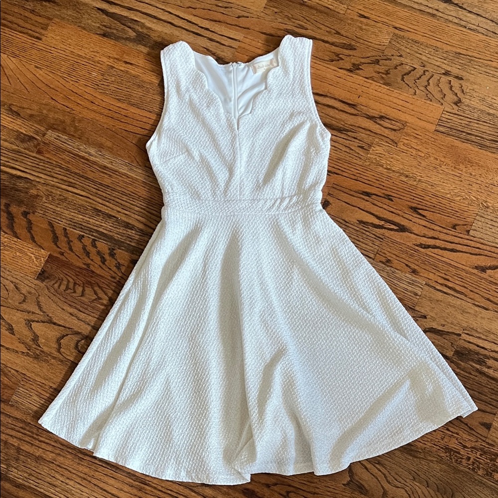 Altar'd State Textured White Mini Dress